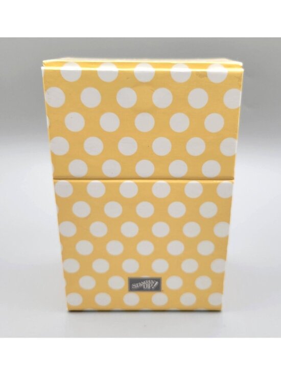 Stampin' Up Recipes By Design Box Cards Dividers Polka Dots Case Magnetic Close - Picture 2 of 7